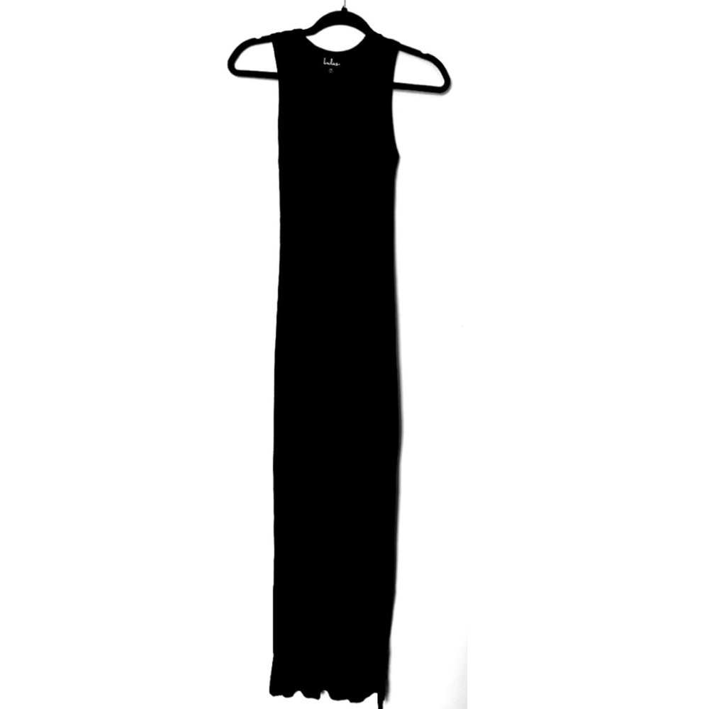 Shield and Sword Black Sleeveless Maxi Dress With Pockets